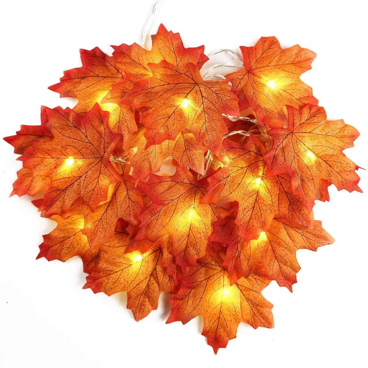 FastDeng Érable Artificiel De 1,8 M Avec 144 LED Pour Décoration De Thanksgiving, 8 Modes Clignotants, Arbre D'automne Artificiel Avec Glands Et