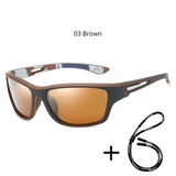 Lunettes de soleil de sport avec verres polarisants anti-reflets