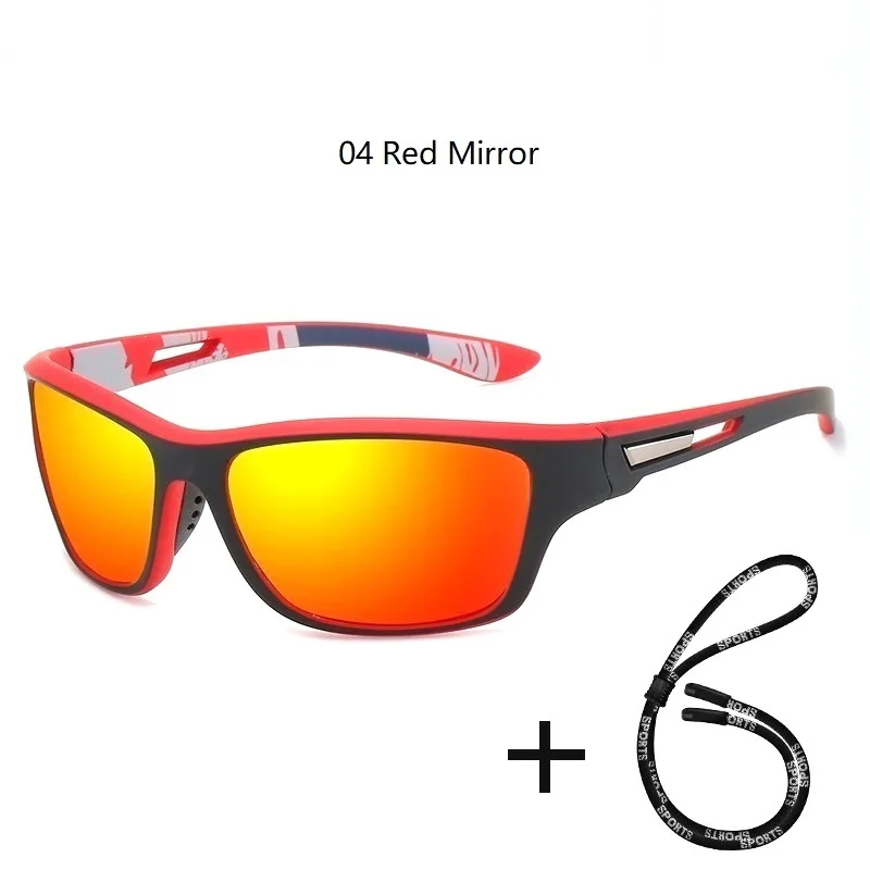 Lunettes de soleil de sport avec verres polarisants anti-reflets