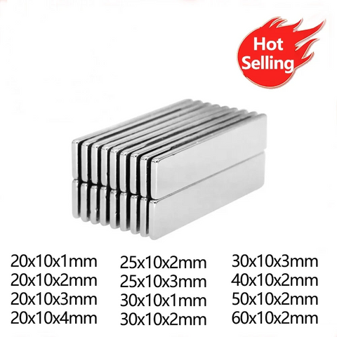 Lot de 20 Aimants Double Faces Ultra Puissants
