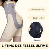 Gaine shorty de contrôle du ventre taille haute