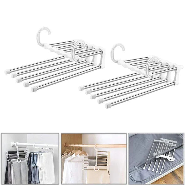 Range-dressing 5 en 1 en acier inoxydable