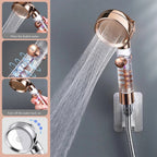 Pommeau de douche Filtrant Turbocompressé 3 Modes