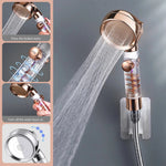 Pommeau de douche Filtrant Turbocompressé 3 Modes