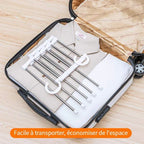 Range-dressing 5 en 1 en acier inoxydable