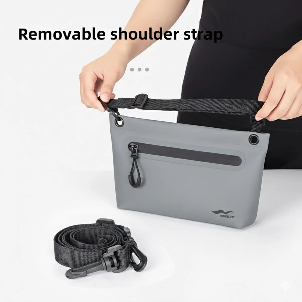 Sac Étanche 2L pour Femme – Sac Bandoulière PVC Imperméable pour Plage et Natation