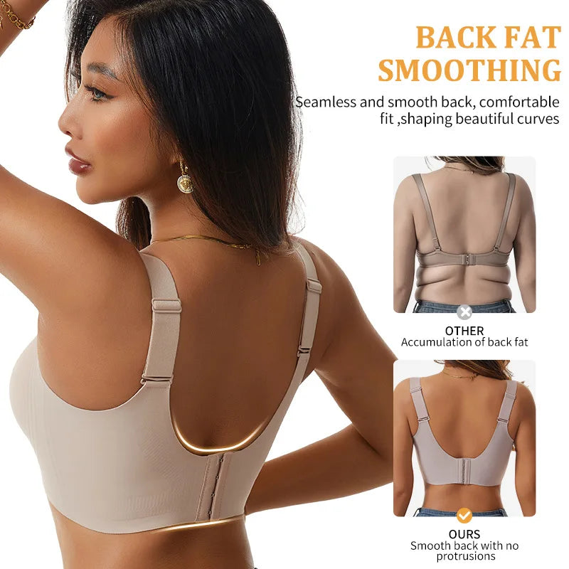 Soutien-Gorge Femme Sans Coutures & Push-Up – Maintien Total & Correcteur de Posture