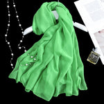 Foulard léger en mousseline de soie - 24 Couleurs