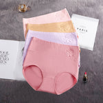 Lot de 4 culottes taille haute en coton