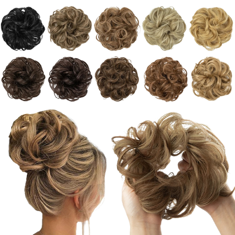 Chouchou effet faux chignon décoiffé