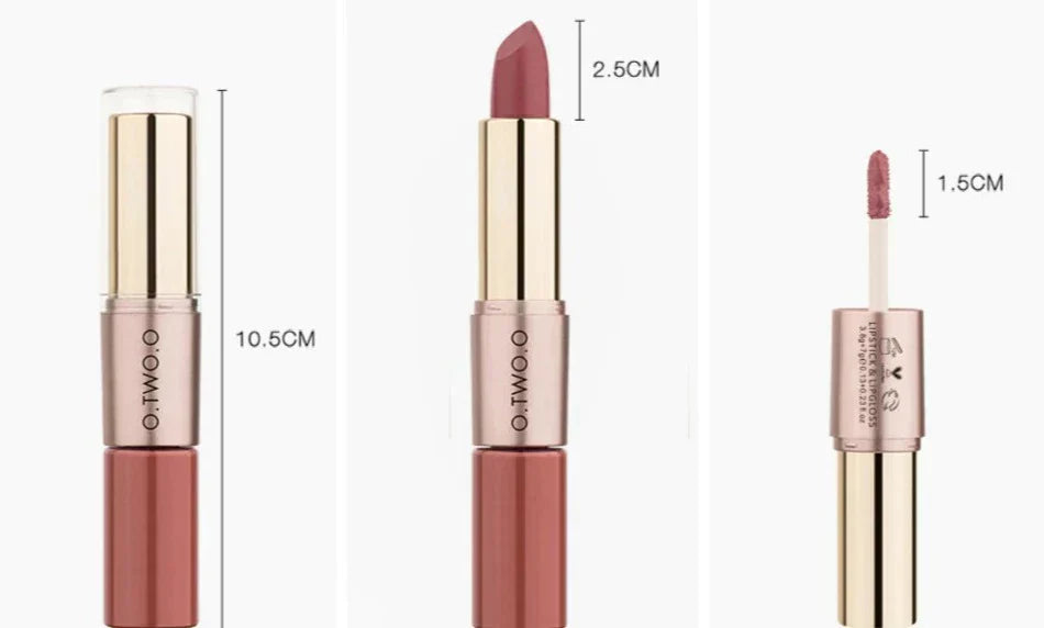 Rouge à lèvre 2 en 1 longue tenue