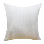 Housse de coussin en velours côtelé super doux