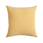 Housse de coussin en velours côtelé super doux
