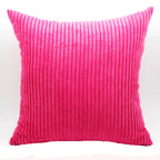 Housse de coussin en velours côtelé super doux