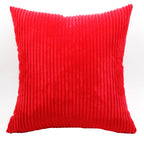 Housse de coussin en velours côtelé super doux