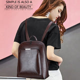 Sac à dos en Cuir véritable Femme - Grande Capacité