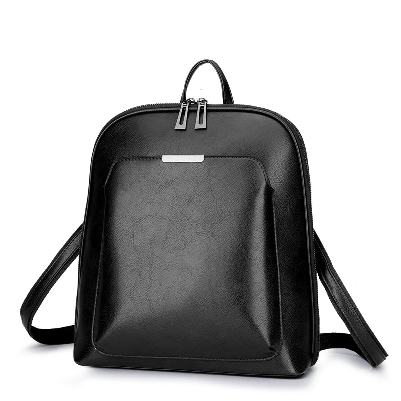 Sac à dos en Cuir véritable Femme - Grande Capacité