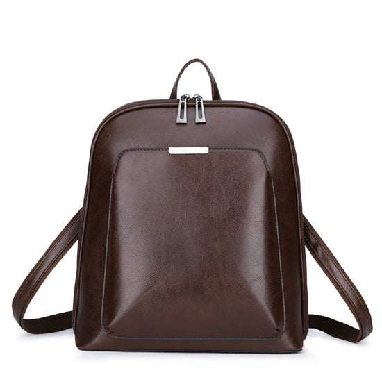 Sac à dos en Cuir véritable Femme - Grande Capacité