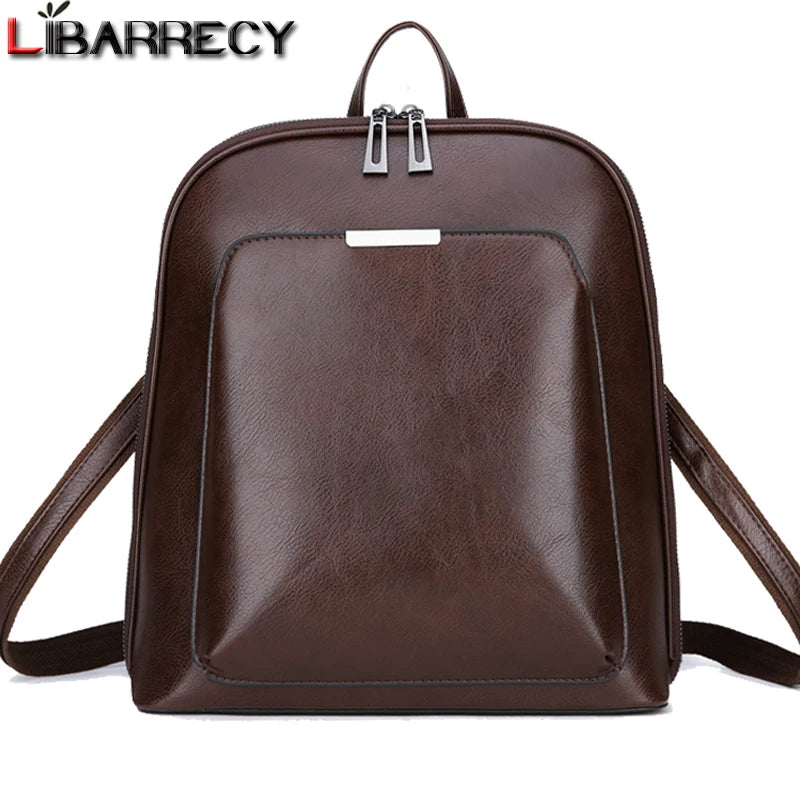 Sac à dos en Cuir véritable Femme - Grande Capacité