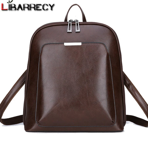 Sac à dos en Cuir véritable Femme - Grande Capacité