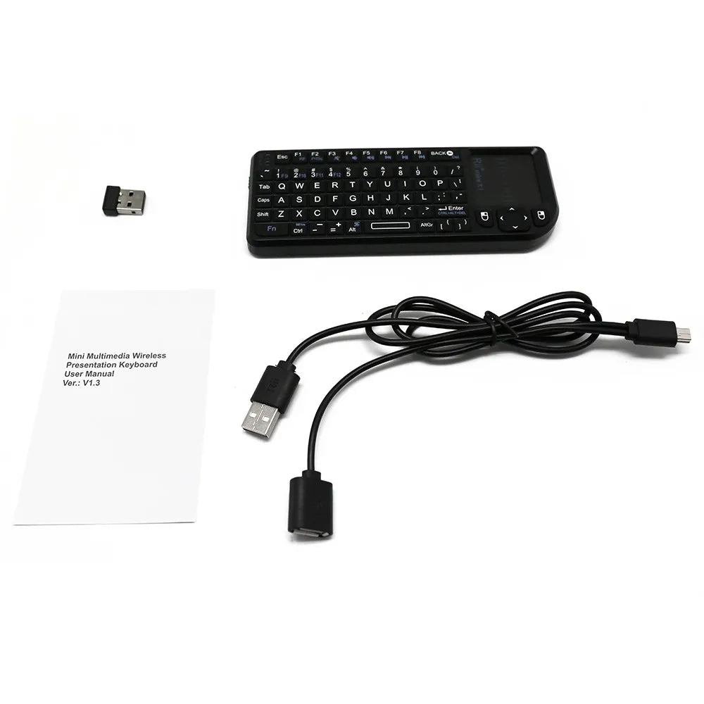 Mini clavier sans-fil avec PAD tactile intégré