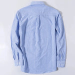 Chemise Oxford en coton à manches longues