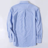 Chemise Oxford en coton à manches longues