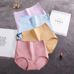Lot de 4 culottes taille haute en coton