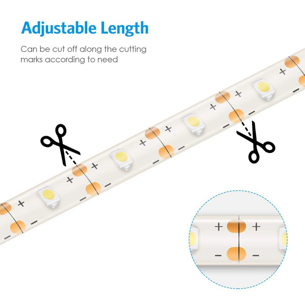 Bandes lumineuses LED solaires étanches