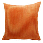 Housse de coussin en velours côtelé super doux