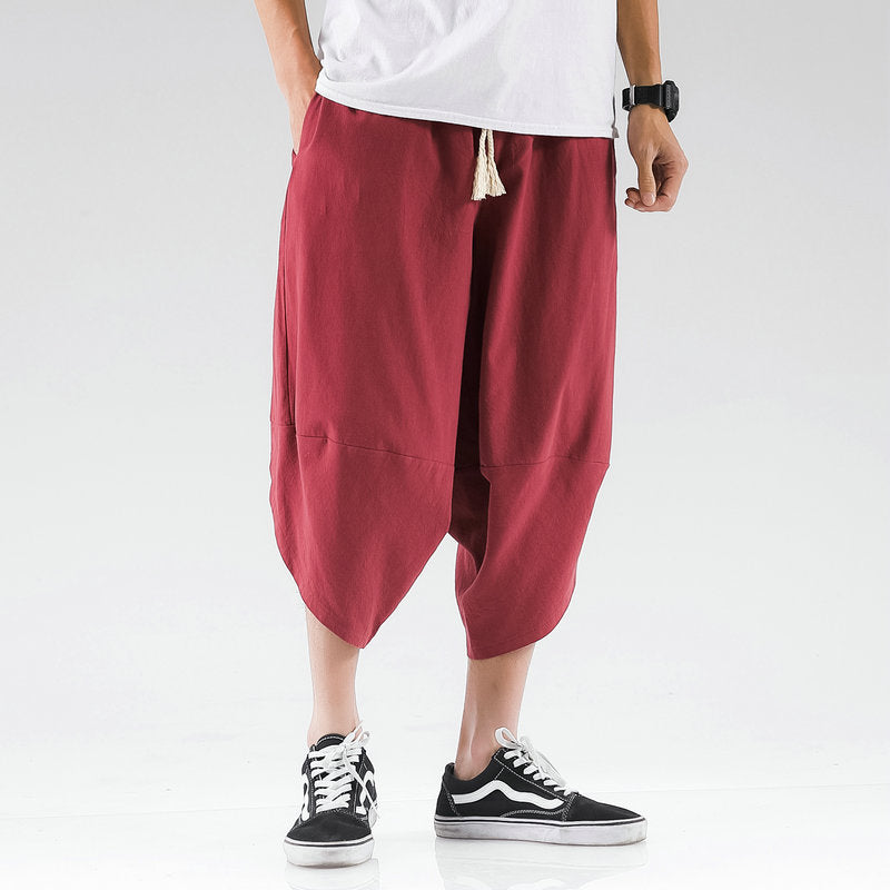 Pantalon croisé Harajuku décontracté