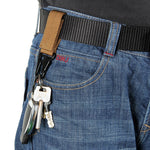 Ceinture COBRA tactique en nylon + 2 crochets pour clés et gourde OFFERTS