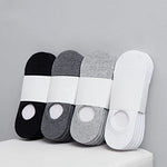 Lot de 5 Paires de Socquettes Invisibles Homme