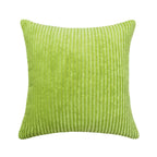 Housse de coussin en velours côtelé super doux