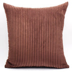 Housse de coussin en velours côtelé super doux