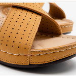 Sandales d'été compensées - femme