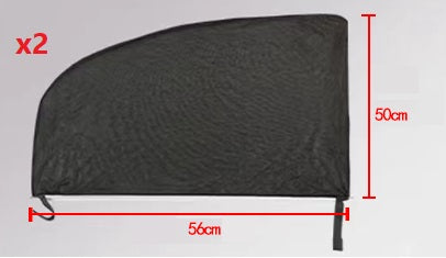 2x Pare-soleil pour fenêtre de voiture universels