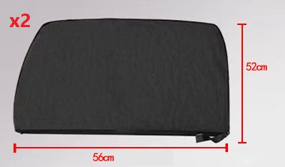 2x Pare-soleil pour fenêtre de voiture universels