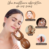 Peigne de Massage Visage & Cou Méridien en Bois de Santal
