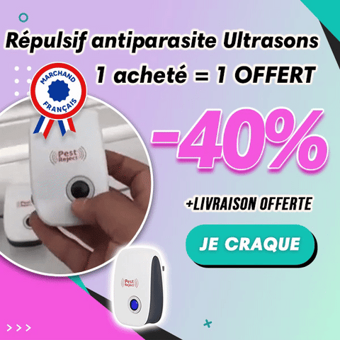 Insectifuge à ultrasons 1 ACHETÉ 1 OFFERT