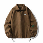 Blouson aviateur zippé à col montant pour homme