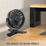Ventilateur de Table Réglable avec Rotation Totale