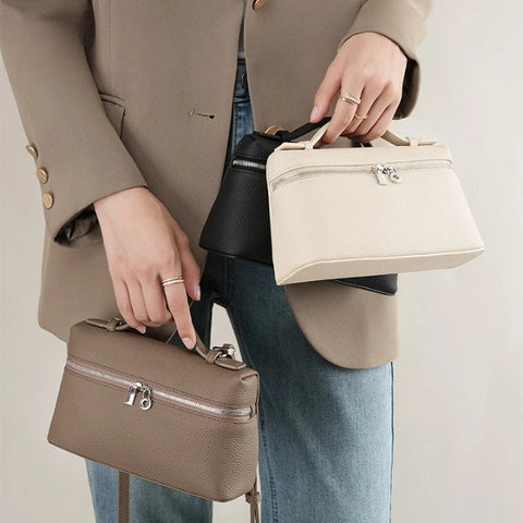 Sac à main en cuir de vachette pour femme