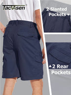Short Cargo à poches multiples pour hommes