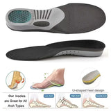 Semelles Orthopédiques Gel 3D Soutien Intégral
