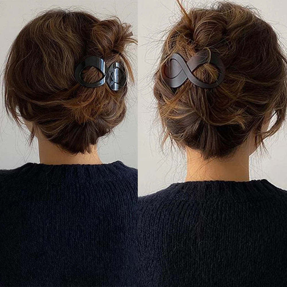 Pince à Cheveux Infinity – Accessoire Multi-Styles pour Chignons et Coiffures