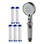 Pommeau de douche haute pression 5 modes avec filtre intégré - 4 filtres OFFERTSS