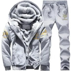 Ensemble Jogging Décontracté à Doublure Chaude - Gilet + Jogging