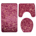 Set de 3 Tapis de Bain Ultra Doux & Antidérapants