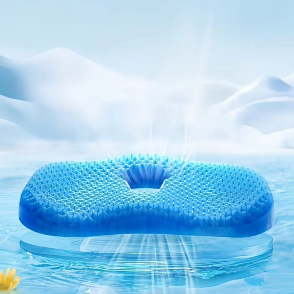 Coussin de Chaise en Gel Nid d’Abeille – Confort Rafraîchissant pour Maison et Bureau